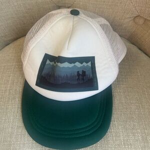 Green and White Trucker Hat